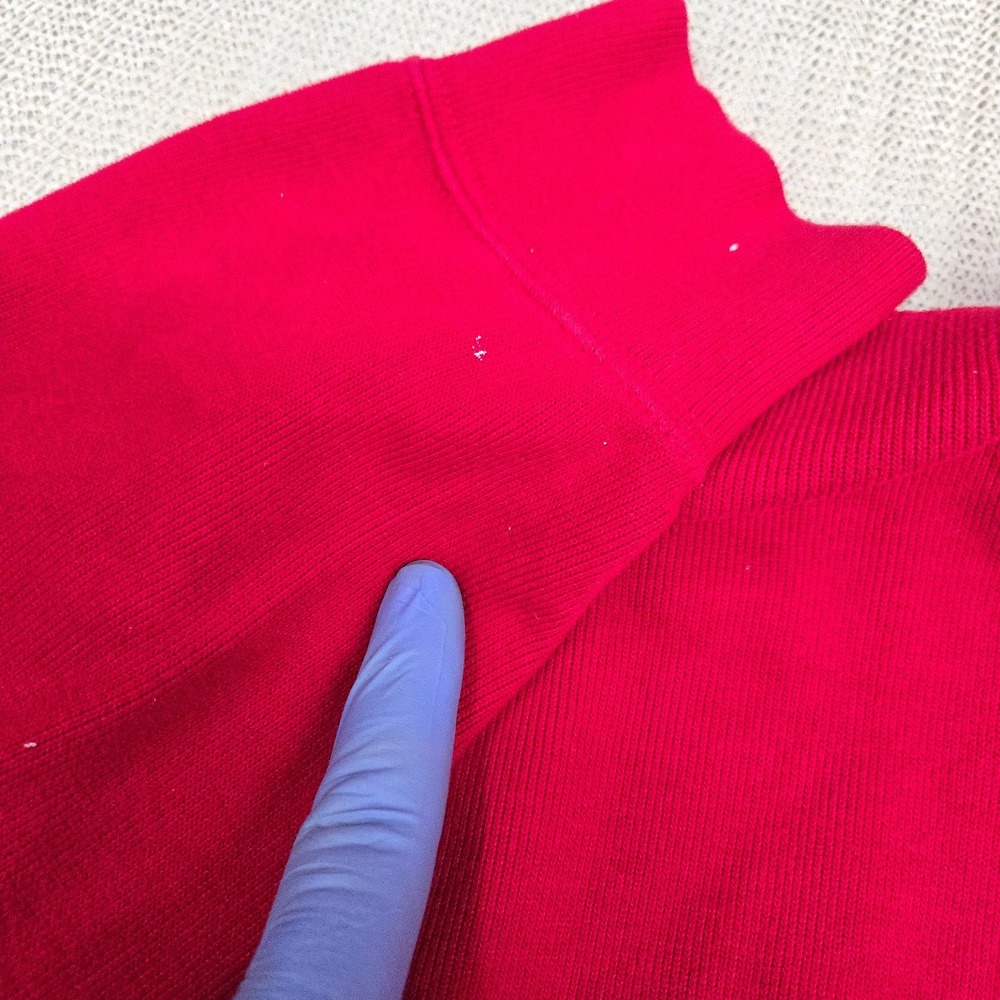 Polo Ralph Lauren Sweater Mens XLT Tall Red 1/4 Zip Mock Neck Sweatshirt Pony - Picture 16 of 16